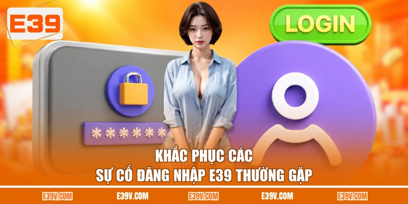 Khắc phục các sự cố đăng nhập E39 thường gặp